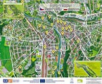 Interaktywna mapa Cieszyn-eský Tsín