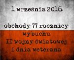 Obchody 77. rocznicy wybuchu II Wojny Światowej i Dnia Weterana