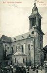 Kościół parafialny, pocztówka z 1905 r.