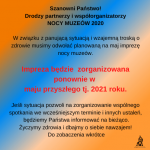 Odwołanie Cieszyńskiej Nocy Muzeów