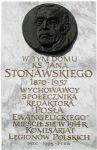 Tablica pamiątkowa ks. J. Stonawskiego
