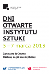 Trzy dni, w trakcie których możesz być studentem sztuk wizualnych