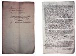 Rękopis druku okolicznościowego z okazji 100-lecia założenia kościoła Jezusowego  Samuela Traugutta Bartelmusa, 1809