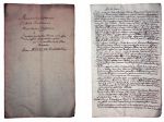 Rękopis druku okolicznościowego z okazji 100-lecia założenia kościoła Jezusowego  Samuela Traugutta Bartelmusa, 1809