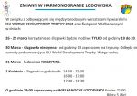 Zmiany w harmonogramie lodowiska