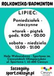 Rolkowisko/Badminton