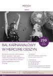 Bal Karnawałowy w MERCURE CIESZYN