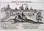 Panorama Cieszyna, miedzioryt D. Meissnera z dzieła Sciographia cosmica, Norymberga 1637 r, ze zbiorów <a href='http://www.muzeum-cieszyn.ox.pl/' target=_blank>MSC</a>, fot. D. Dubiel