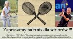 Darmowe zajęcia z tenisa ziemnego dla seniorów