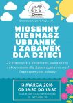 Wiosenny kiermasz ubranek i zabawek dla dzieci