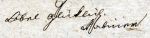 Podpis rabina Glcklicha na dokumencie z 1801 roku<br> (APC, Akta Miasta Cieszyna)