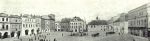 Rynek, klasztor ss. Elżbietanek w miejscu dzisiejszej Poczty. fot. z Księgi Adresowej Miasta Cieszyna z 1909 r., ze zbiorów <a href='http://www.kc-cieszyn.pl/' target=_blank>KC</a>