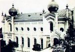 Synagoga główna po rozbudowie w 1878<br> fot. H. Feitzingera sprzed 1905r.