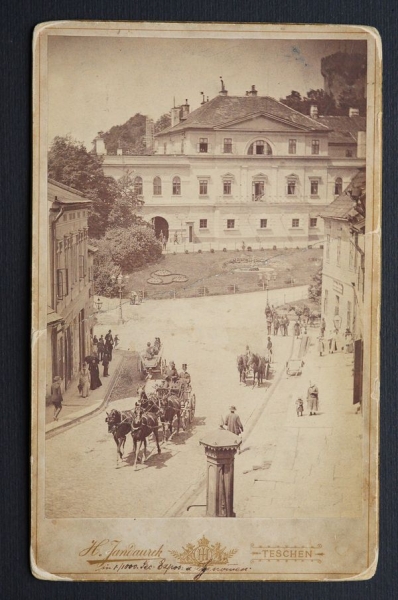 Widok Cieszyna, 1876