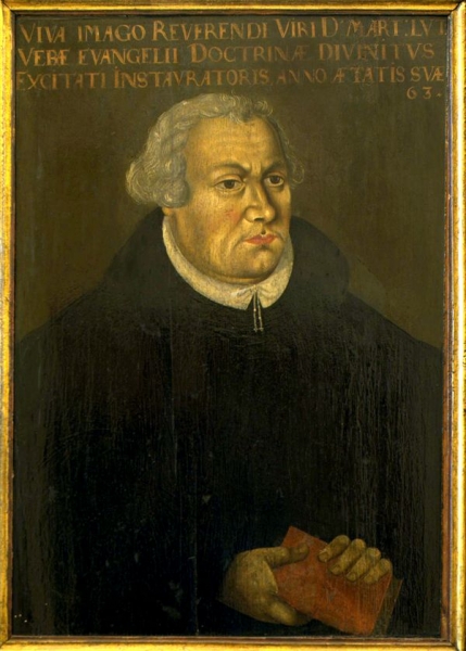 Portret olejny Marcina Lutra 