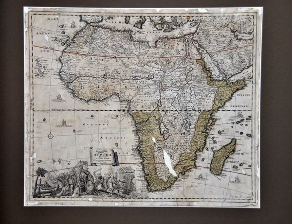Kolekcja map z XVIII w.