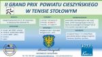 II Grand Prix Powiatu Cieszyńskiego w Tenisie Stołowym