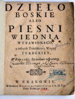 "MOŻNEGO KRÓLA WIEKOPOMNE DZIEŁA..."
